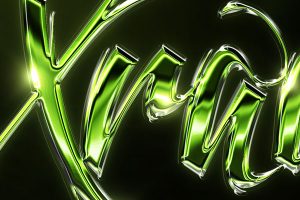 Chrome Text Effect Vol.19 PSD Text Style