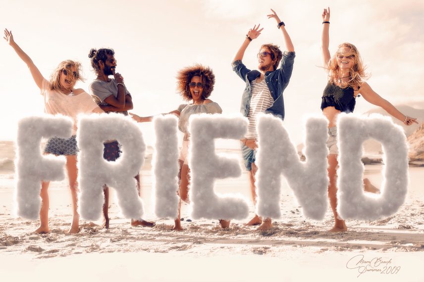 Cloud Photoshop Action | Cloud Effect for Texts and Logos