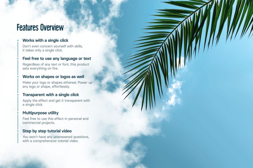 Cloud Photoshop Action | Cloud Effect for Texts and Logos