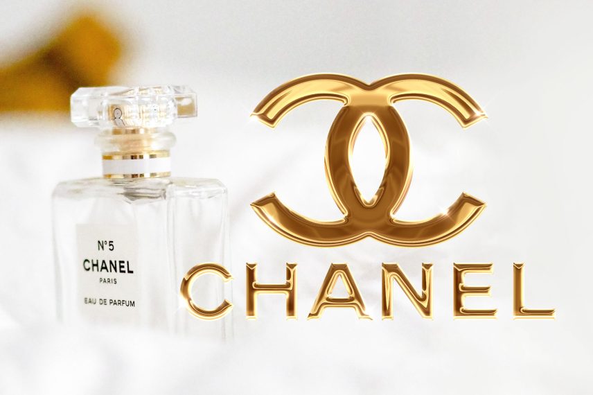 Luxury Chrome Text and Logo Style Vol.3 Chanel Logo