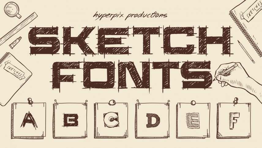 best free premium sketch fonts