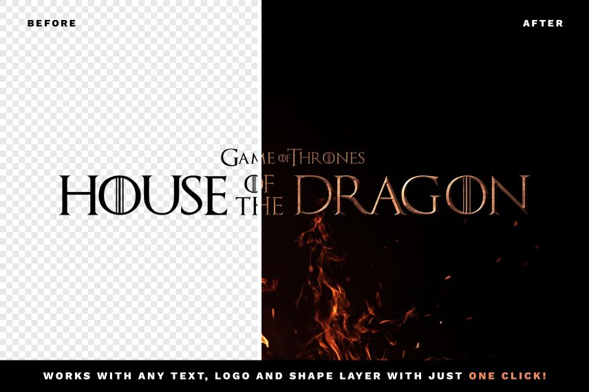 House of the Dragon Text Effect