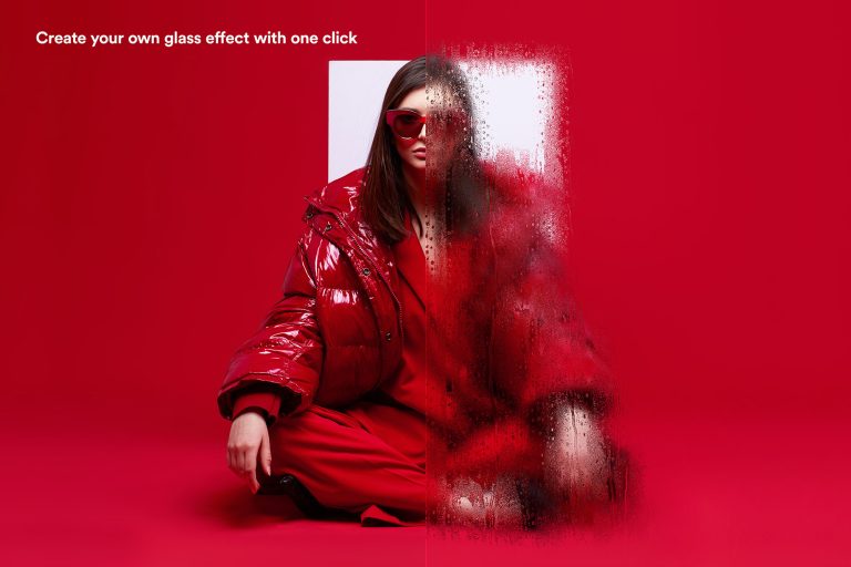 Hyper Glass 02 | Realistic Glass Effects for Photoshop | Hyperpix