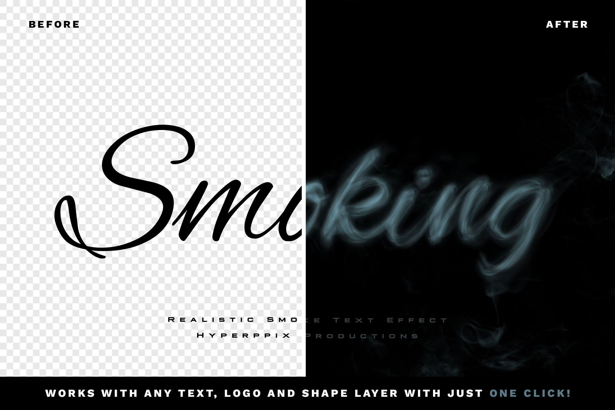 after effects smoke text effect download free