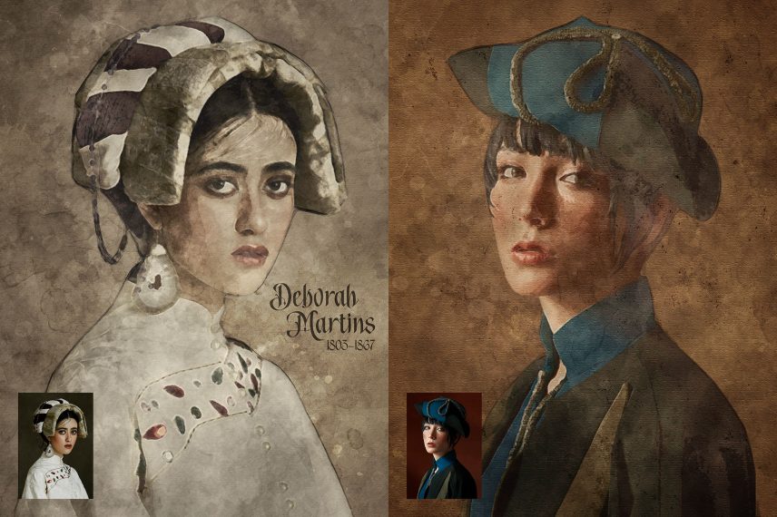 Vintage Art Photoshop Action