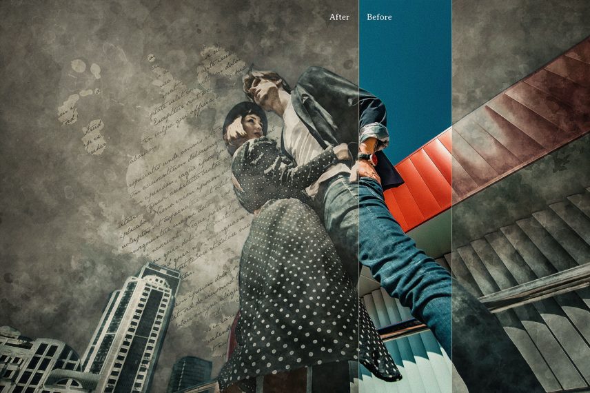 Vintage Art Photoshop Action