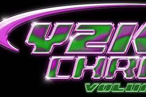 Y2K Chrome Logo / Text Effect Vol. 04 PSD Text Style | Hyperpix
