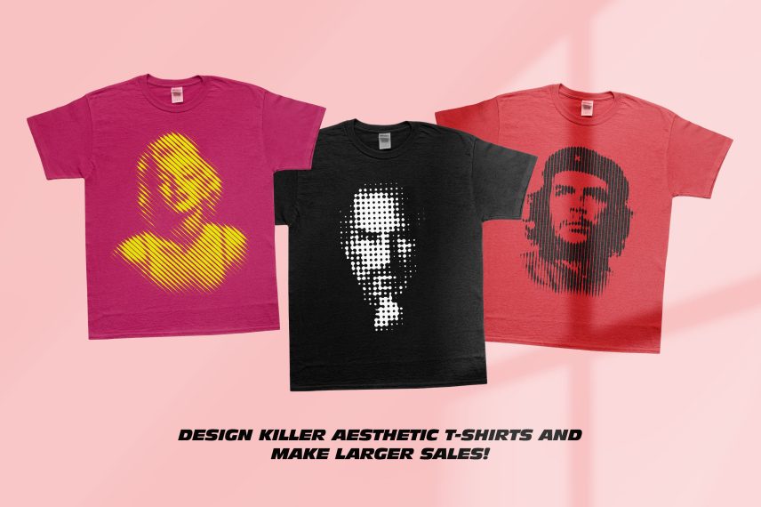 Halftone Machine Action - Convert Image to Halftone Styles