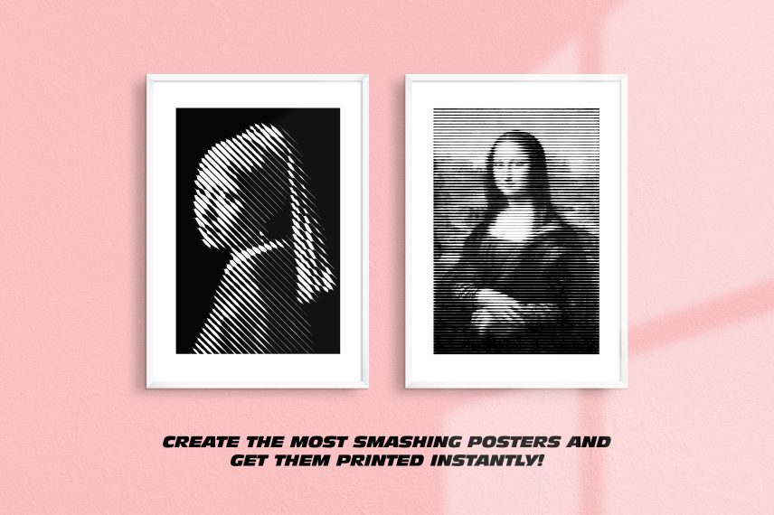 Halftone Machine Action - Convert Image to Halftone Styles