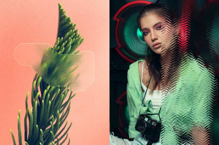 Hyper Glass Vol. 04 - Realistic Glass Effects for Photoshop