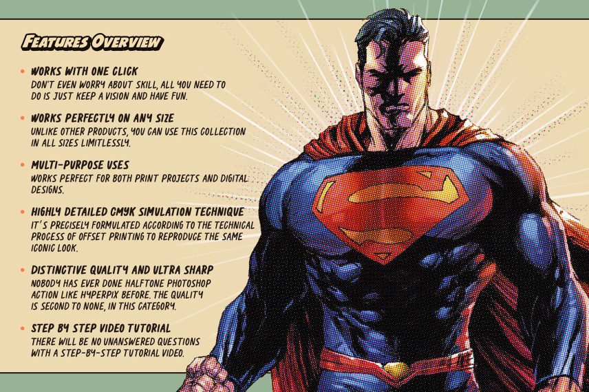 Offset Printing Simulator Photoshop Action