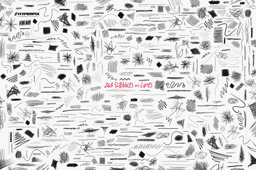 Hyper Hand Drawn PNG Elements