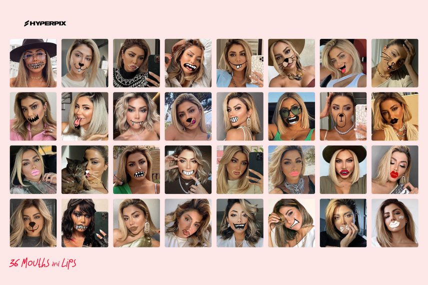 Hyper Hand Drawn PNG Elements