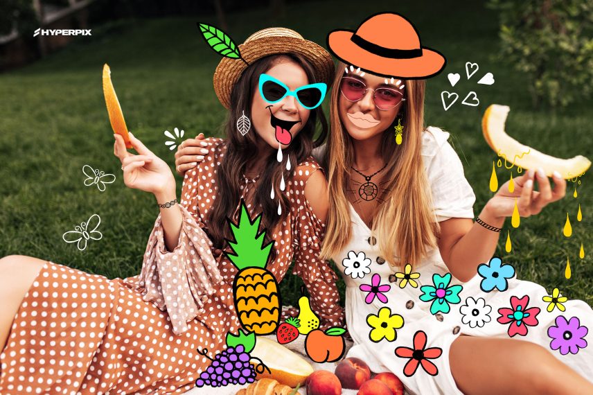 Hyper Hand Drawn PNG Elements