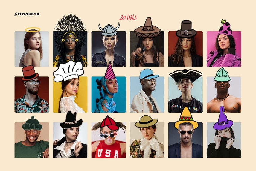 Hyper Hand Drawn PNG Elements