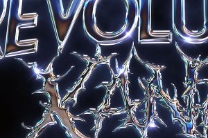 Realistic Metal Chrome Text Effect Vol.7