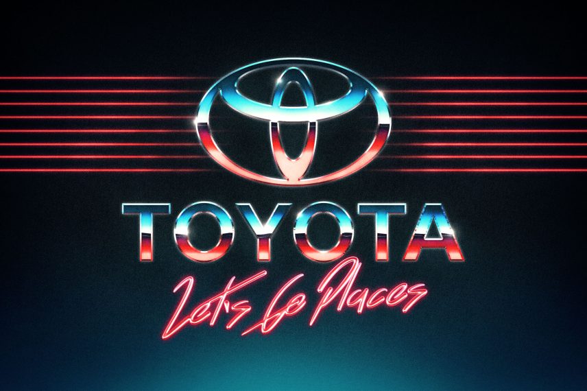 Spacewave Text and Logo Effect - Toyota Logo