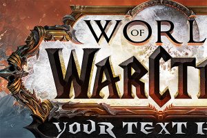 World of Warcraft: Shadowlands Text Effect PSD Text and Logo Style