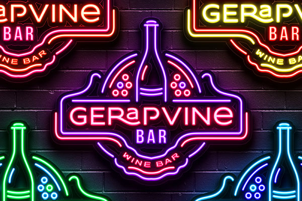 Premium Vector  Drop it neon signs style text