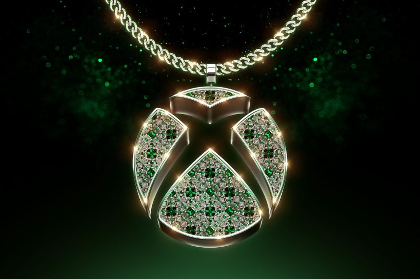 Emerald Gem Logo and Text Effect - Xbox Logo