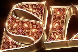 Ruby Gem Text Effect / Logo Mockup