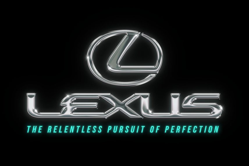 Y2K Chrome Logo / PSD Text Effect Vol. 13 - Lexus Logo