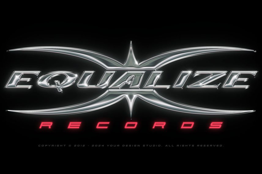 Y2K Chrome Logo / PSD Text Effect Vol. 13