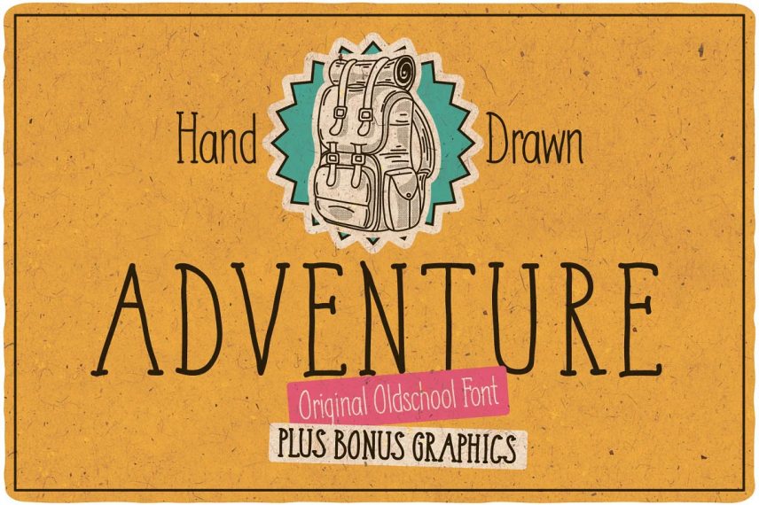 adventure typeface travel font