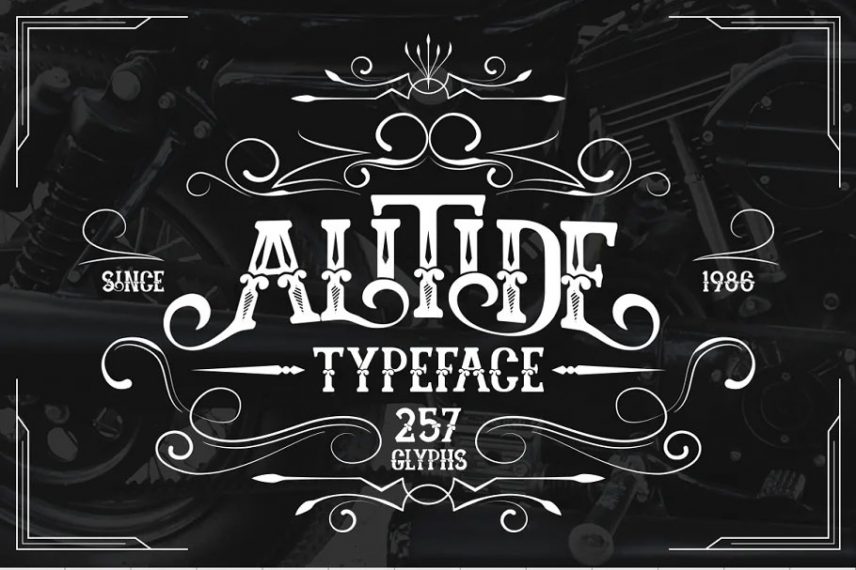 alitide typeface whiskey font