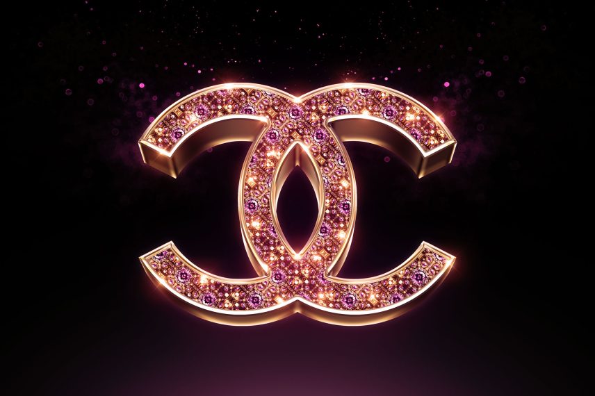 Amethyst Gemstone Logo and Text Effect PSD Template - Channel Logo