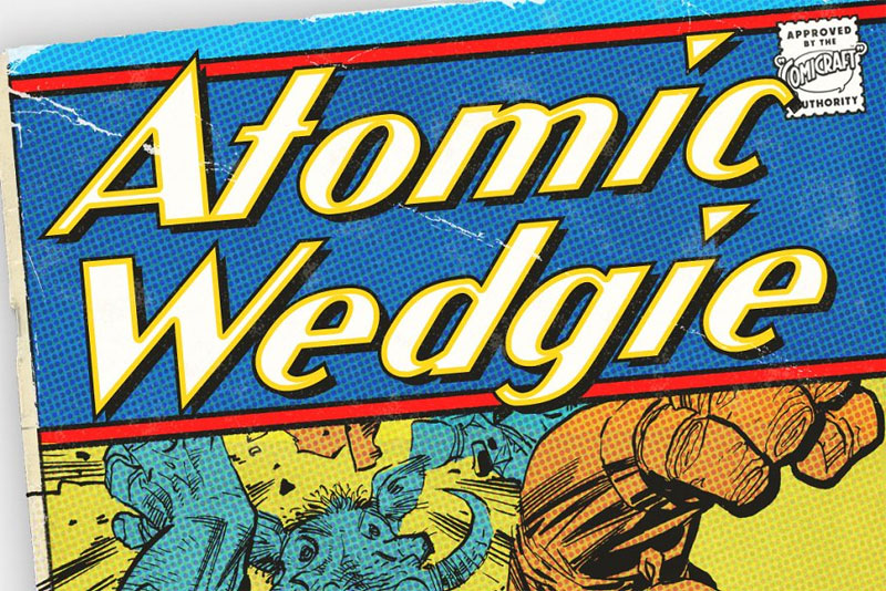 atomic wedgie superhero font