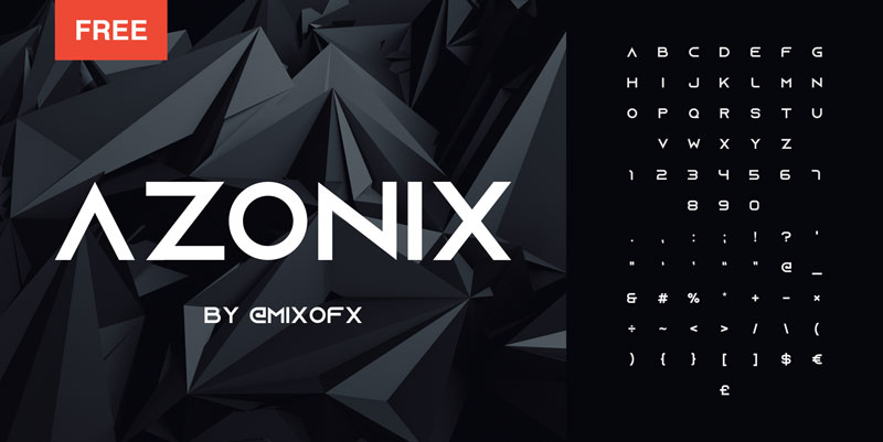 azonix hipster font