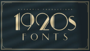 Best Free and Premium 1920s Fonts