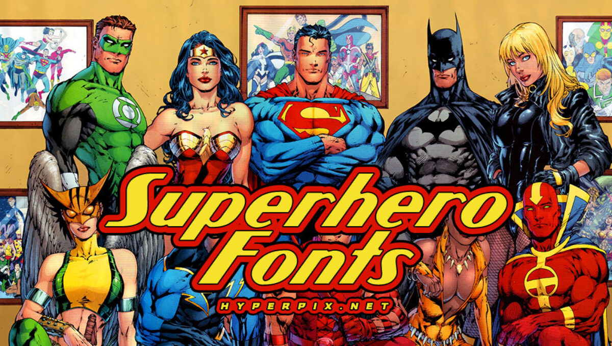 superhero font free