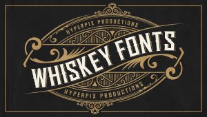 Best Free and Premium Whiskey Fonts