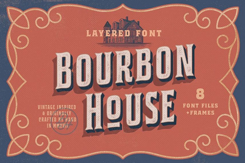 bourbon house whiskey font