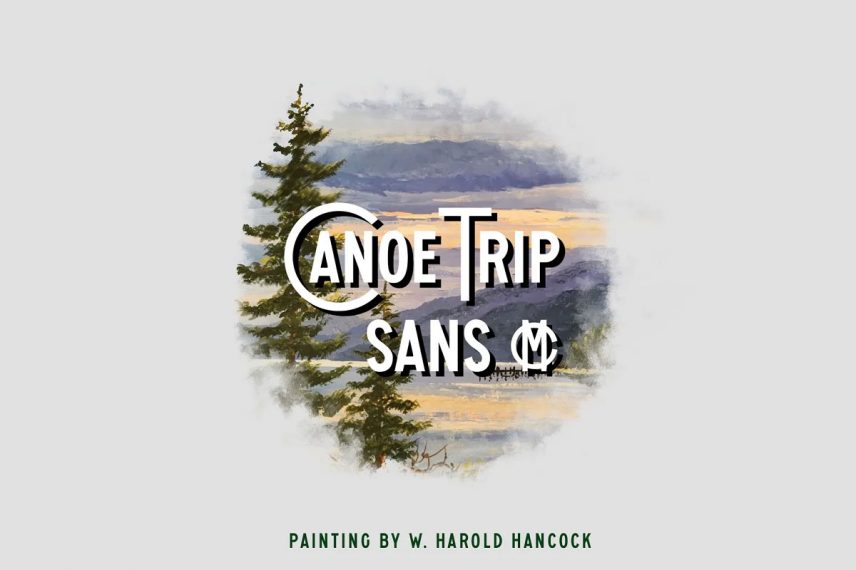 canoe trip sans mc travel font