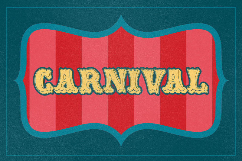 carnival circus font