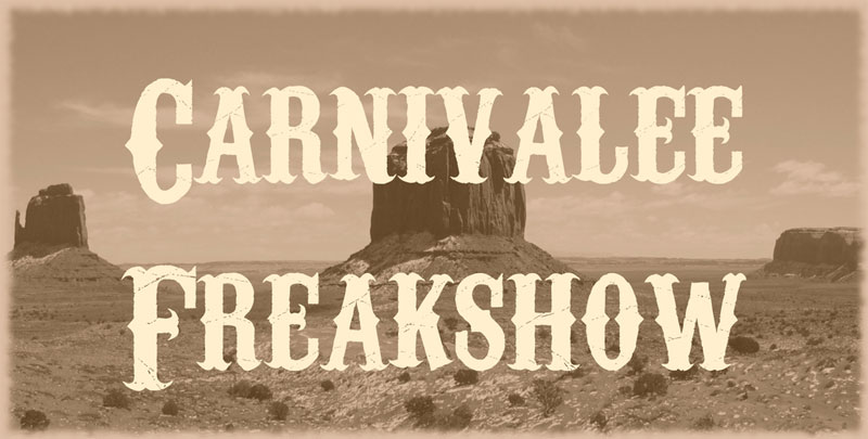 carnivalee freakshow circus font