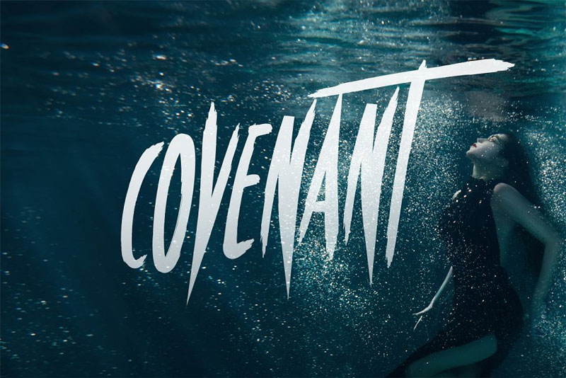 covenant horror and scary font