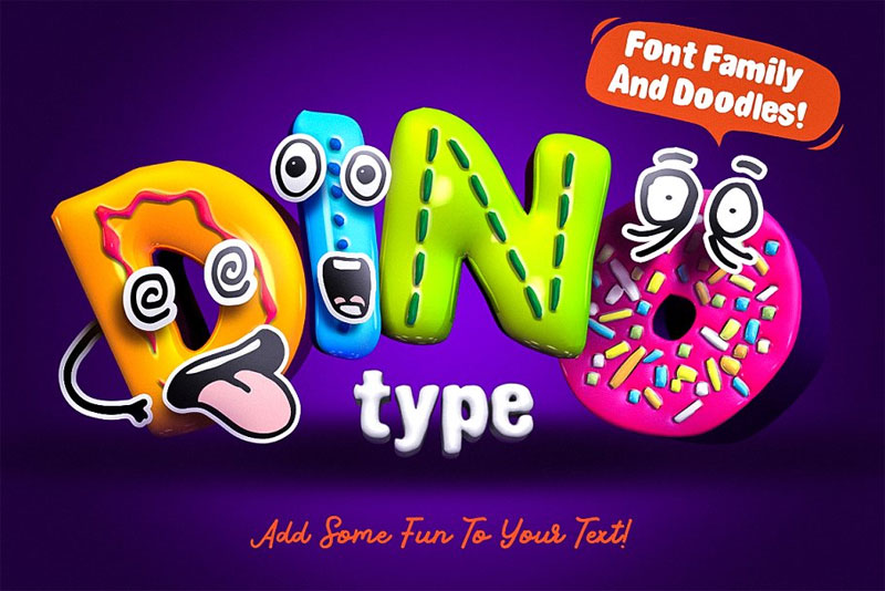 dinotype fun font