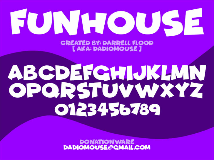 funhouse fun font