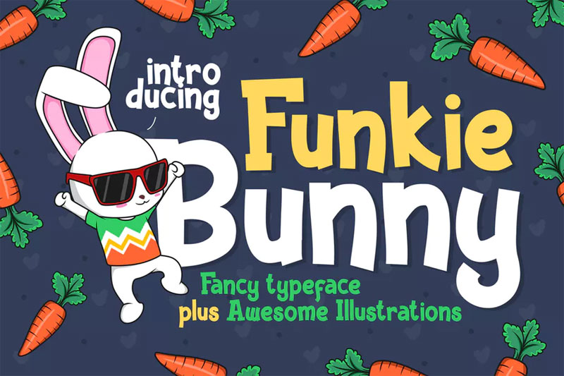 funkie bunny fun font