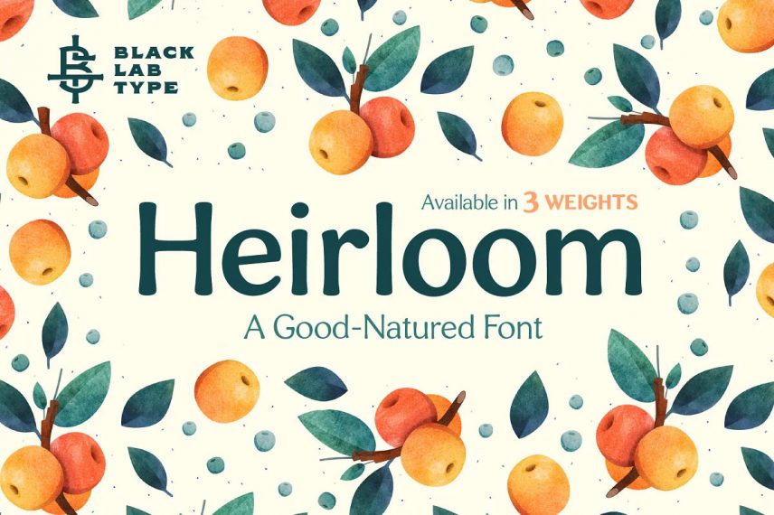 heirloom a good natured travel font