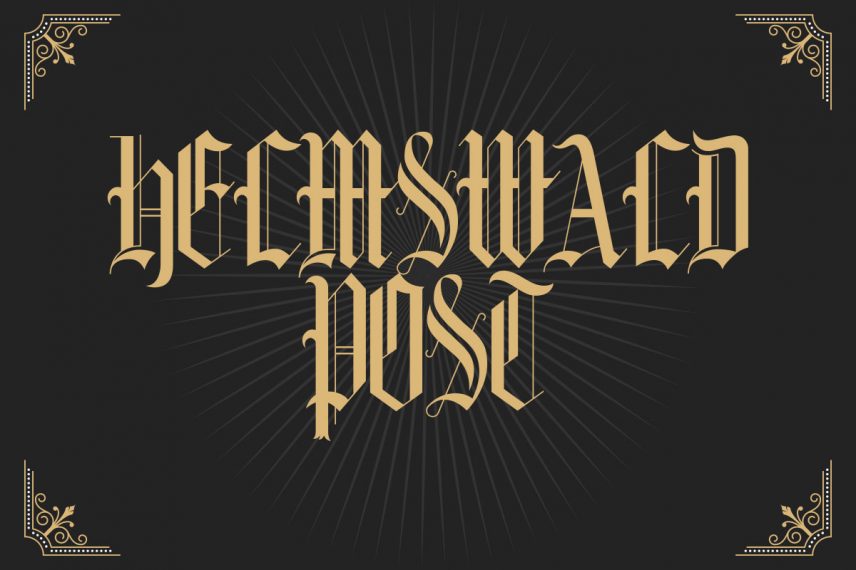 helmswald post whiskey font