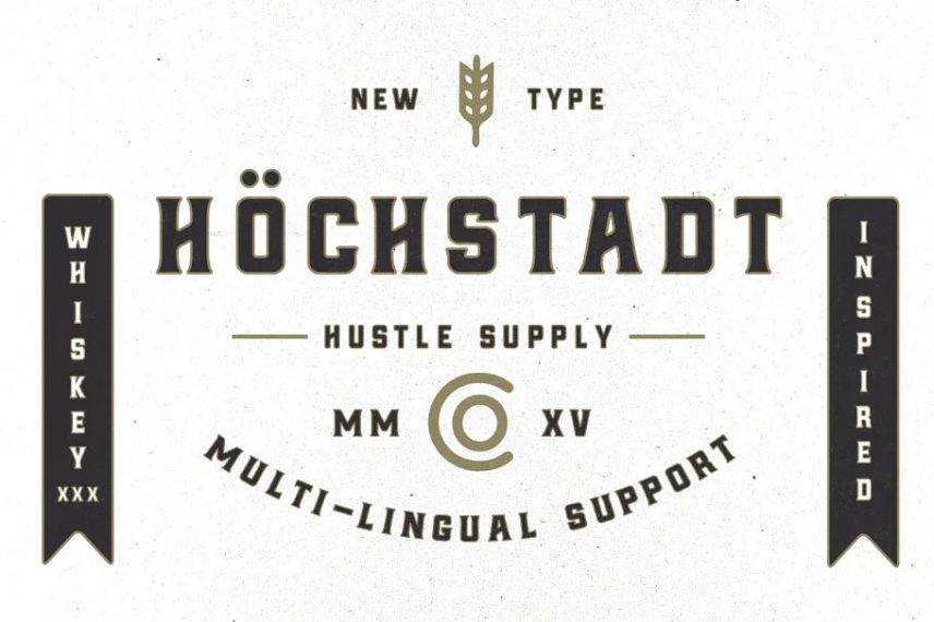 höchstadt whiskey font
