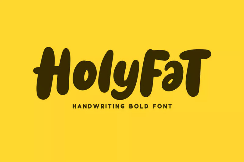 holyfat fun font