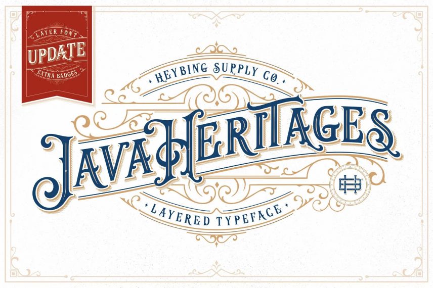 java heritages whiskey font