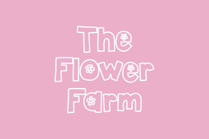 kb the flower farm fun font