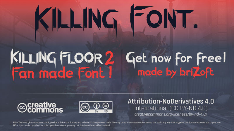 killing font horror and scary font